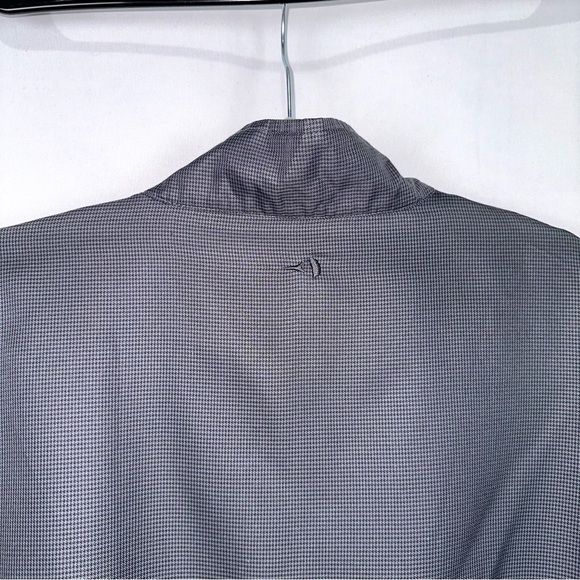 GRAND SLAM Men's M Golf Pullover Windbreaker Jacket Houndstooth Lined 1/4 Zip - Picture 4 of 10